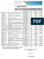 BẢNG GIÁ BÁN LẺ LINE 2
