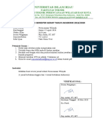 Form Soal Ujian Perencanaan Wilayah