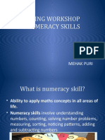 What Is Numeracy Skill