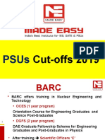 2. PSUs Cut off- 2020 GATE _CS