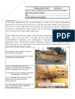 Procedure To Check Correct Pinion To Circle Adjustment For 16H and M Motor Graders PDF