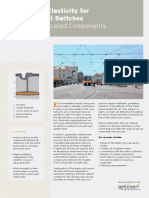 Fact Sheet Graduated Elasticity for Grooved Rail Switches En