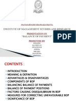 Institute OF Management Studies AND Research "Balance of Payment"