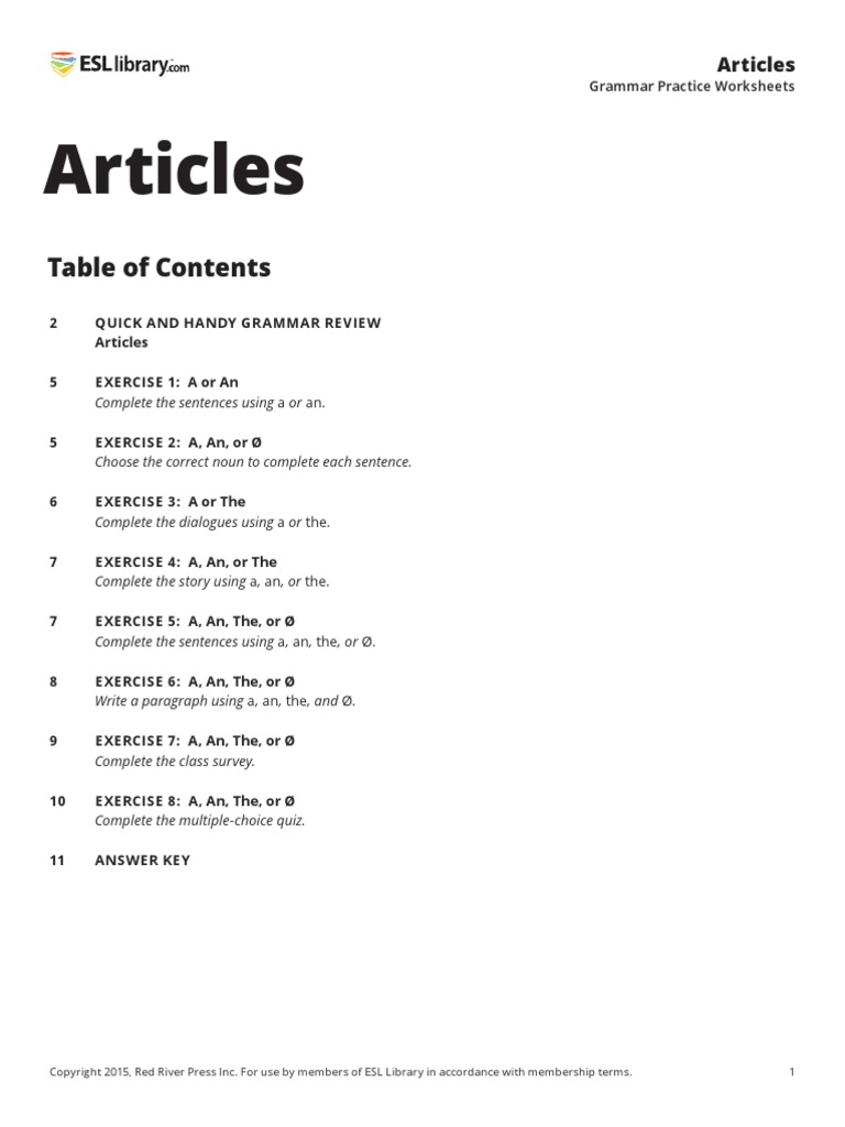 Articles Teacher PDF | PDF | Noun | Grammatical Number