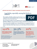 Births and fertility decline in Italy