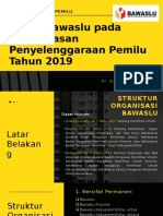 Peran Bawaslu Pada Pengawasan Pemilu 2019