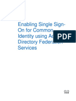 Enabling Single Sign-On For Common Identity Using Active Directory Federation Services PDF