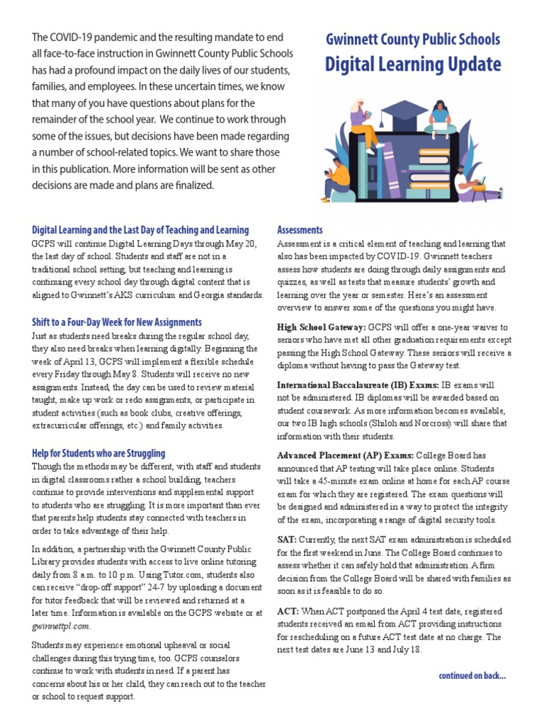 County Schools Digital Learning Update PDF Test