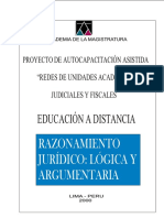 RAZONAMIENTO JURIDICO  LOGICA Y ARGUMENTACION.pdf