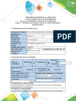 Guía de actividades y rúbrica de evaluación Paso 3 - Diseñar una matriz sobre la comercialización agropecuaria