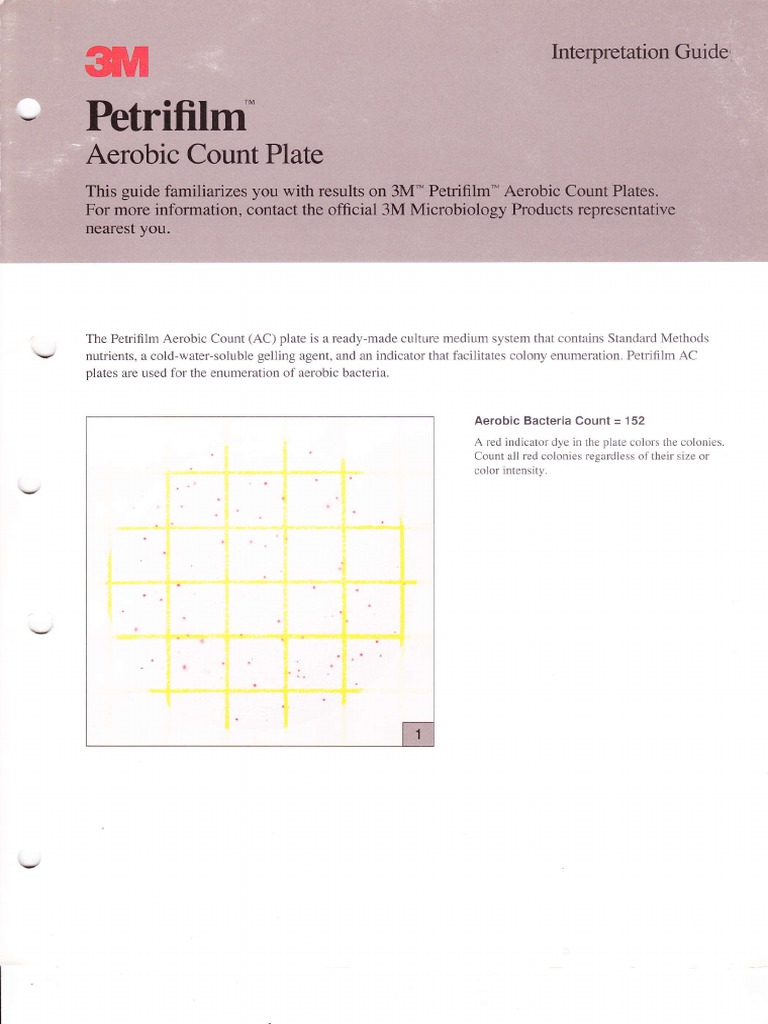 Procedure 3M Petrifilm (Aerobic Count Plate) | PDF | Laboratories ...