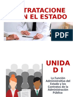 Unidad I - La Función Administrativa Del Estado y Los Contratos de La Administración Publica.