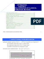 Optimization Fundamentals Approach of Classical Optimization Methods