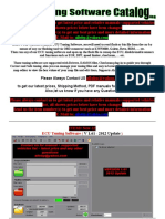 ECU Tuning Software Catalog