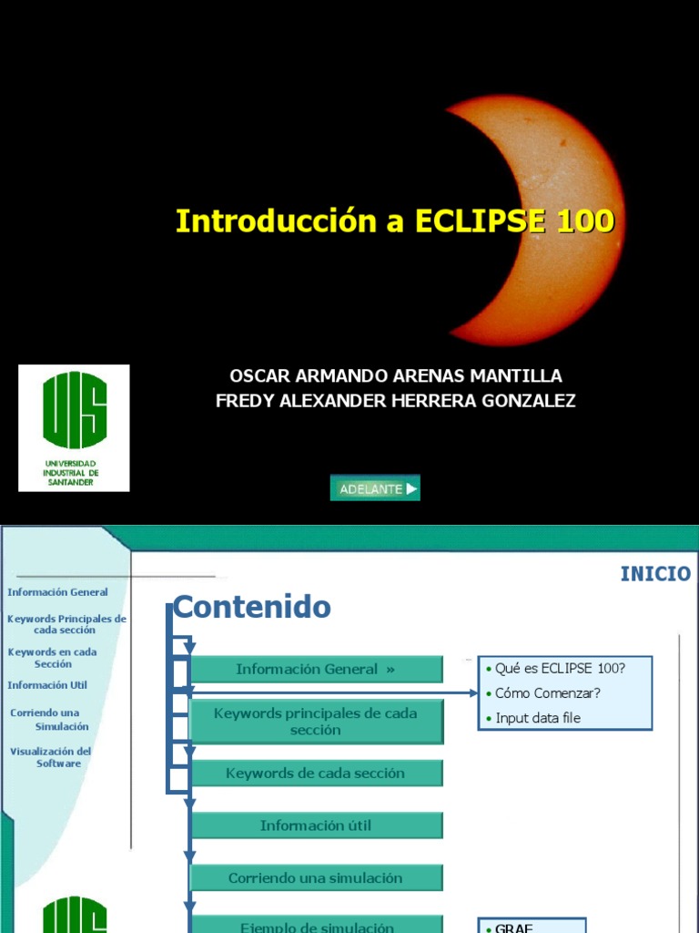 Simulador ECLIPSE 100: Guía de Uso | PDF | Simulación | Archivo de ...