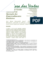 Gestão Ambiental em Hotéis - RevistRosa Dosventos - Jan2015 PDF