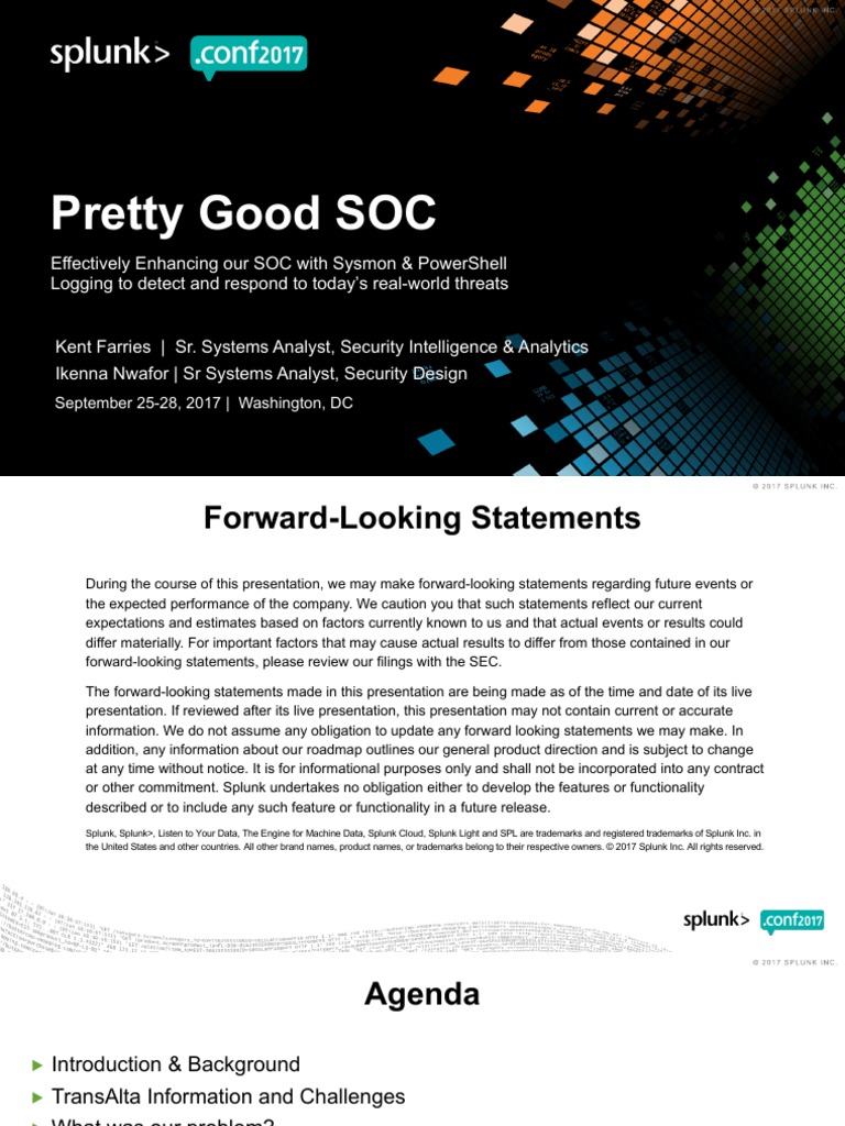 Effectively Enhancing Our Soc With Sysmon Powershell Logging and ...