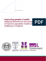 Improving Peoples Health Behavioural Strategy PDF