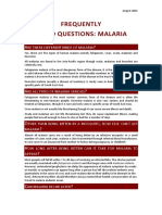 Frequently Asked Questions: Malaria