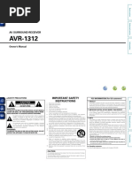 Denon Avr-1312 PDF