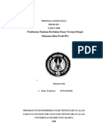 Proposal Penelitian Terong PDF