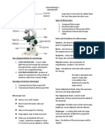 Parts and Functions of A Microscope