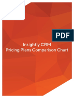 Insightly Pricing Plans Comparison PDF