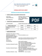 Disodium Ethylene Bis Dithio Carbamate: Material Safety Data Sheet
