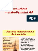 AA, tulburări de  metabolism