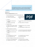 Multiple Exam practice questions short answers