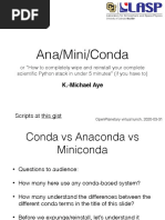 Ana/Mini/Conda: This Gist Scripts at