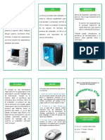 Triptico La Computadora y Sus Partes