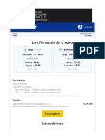 Itinerario de Viaje Ryanair