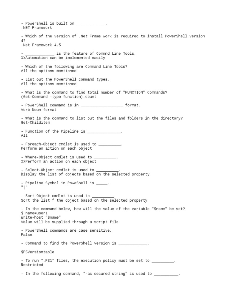 Powershell | PDF | Areas Of Computer Science | System Software