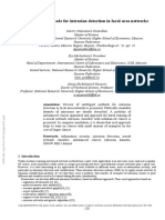 Intelligent Methods For Intrusion Detection in Local Area Networks