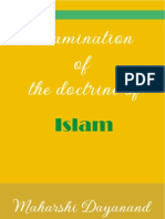 Examination of The Doctrine of Islam - Maharshi Dayanand