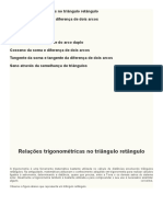 Trigonometria - Seno Da Soma e Seno Da Diferença de Dois Arcos