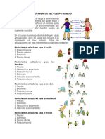 Movimientos Del Cuerpo Humano