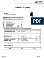 TO-92 Plastic-Encapsulate Transistors: Transistor (PNP)