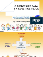 Exposición de Pautas Esenciales para Educar A Nuestros Hijos