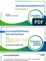 1 Er Tema Incompatibilidades Farmaceuticas Dr. Alfredo Castillo 7.10.2017 Primera Clase PDF