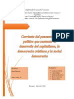 Corriente Del Pensamiento Politico Que Sutentan El Desarrollo Del Capitalismo PDF