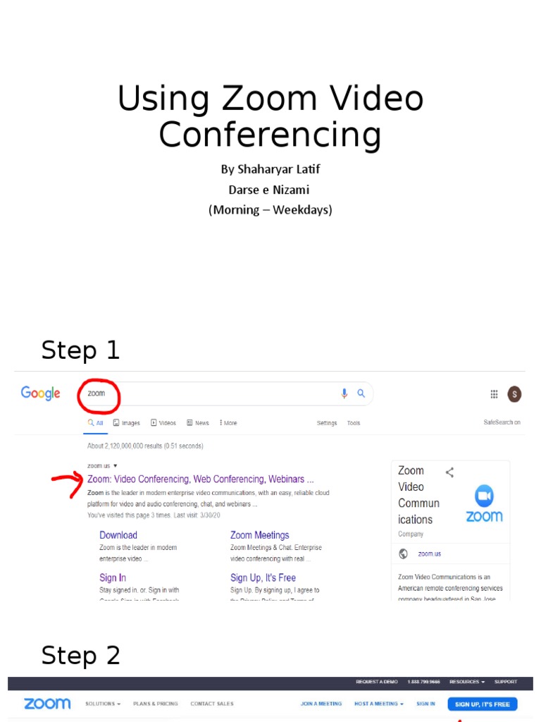 Zoom Video Conferencing Guide | PDF | Computers