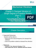 BMM3553 Mechanical Vibrations: Chapter 3: Damped Vibration of Single Degree of Freedom System (Part 1)