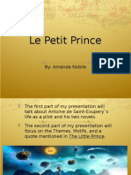 Le Petit Prince: By: Amanda Nobile