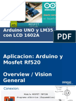 Arduino UNO y LM35 Con LCD 1602A