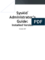 Sysaid Administrators Guide