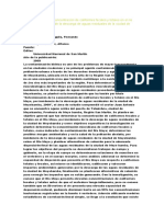 Determinación de La Concentración de Coliformes Fecales y Totales en El Río Mayo