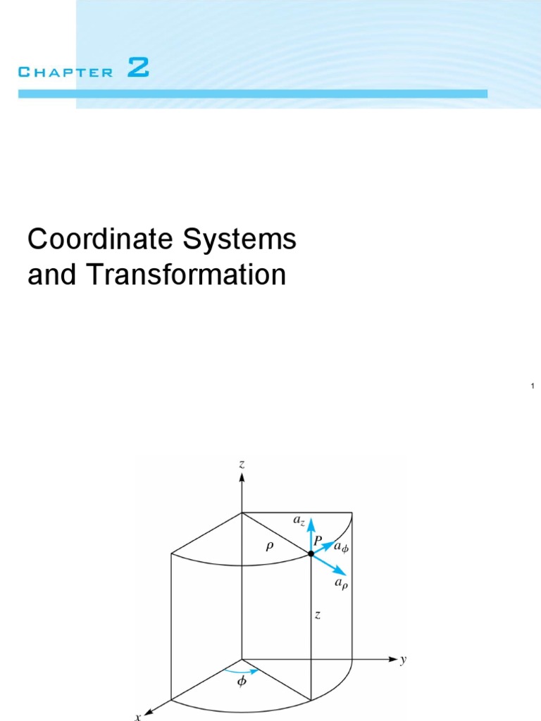 Coordinate Systems and Transformation | PDF