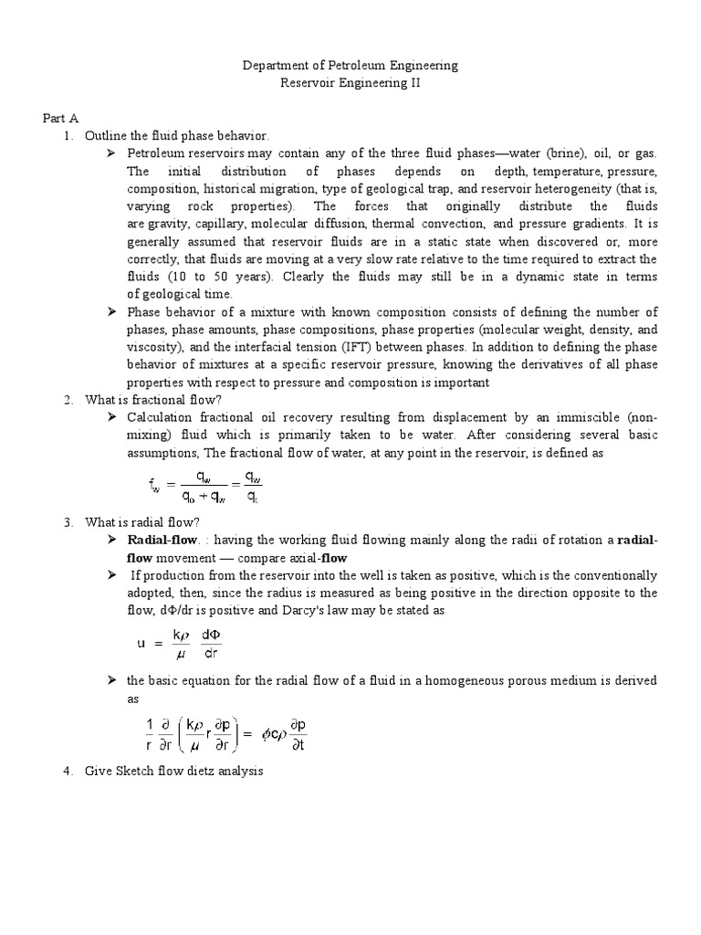 Reservoir Engineering Fundamentals Explained | PDF | Petroleum ...